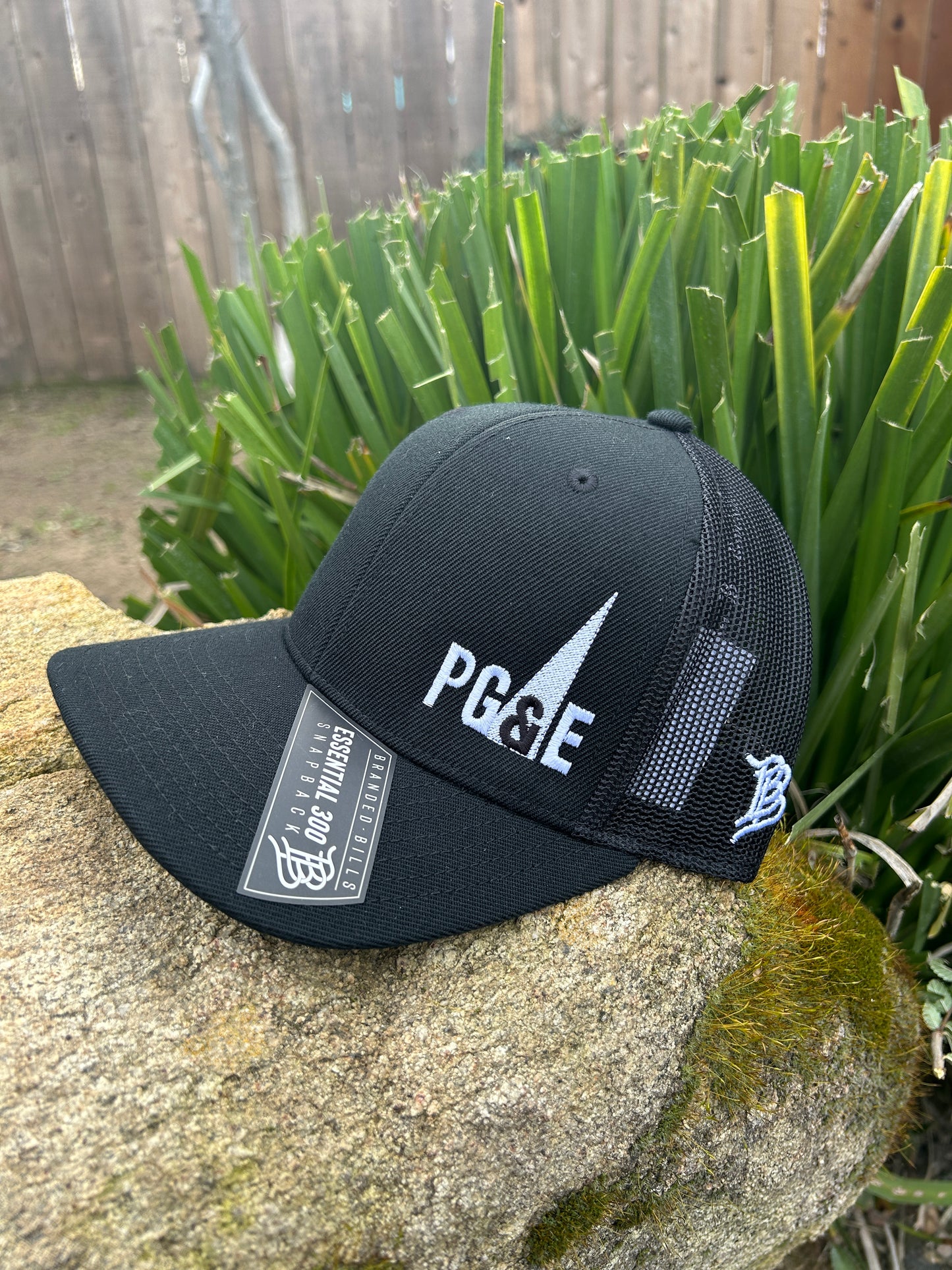 Branded Bill 300 Trucker Curved Bill Triangle Logo