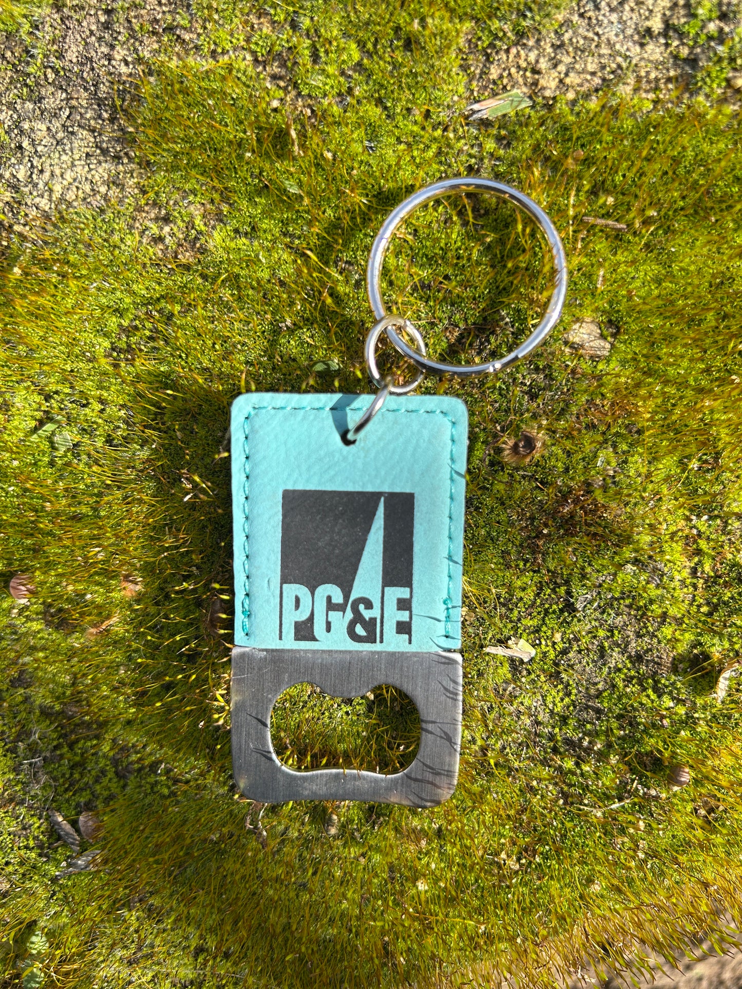 Bottle Opener Keychain Square Bottom
