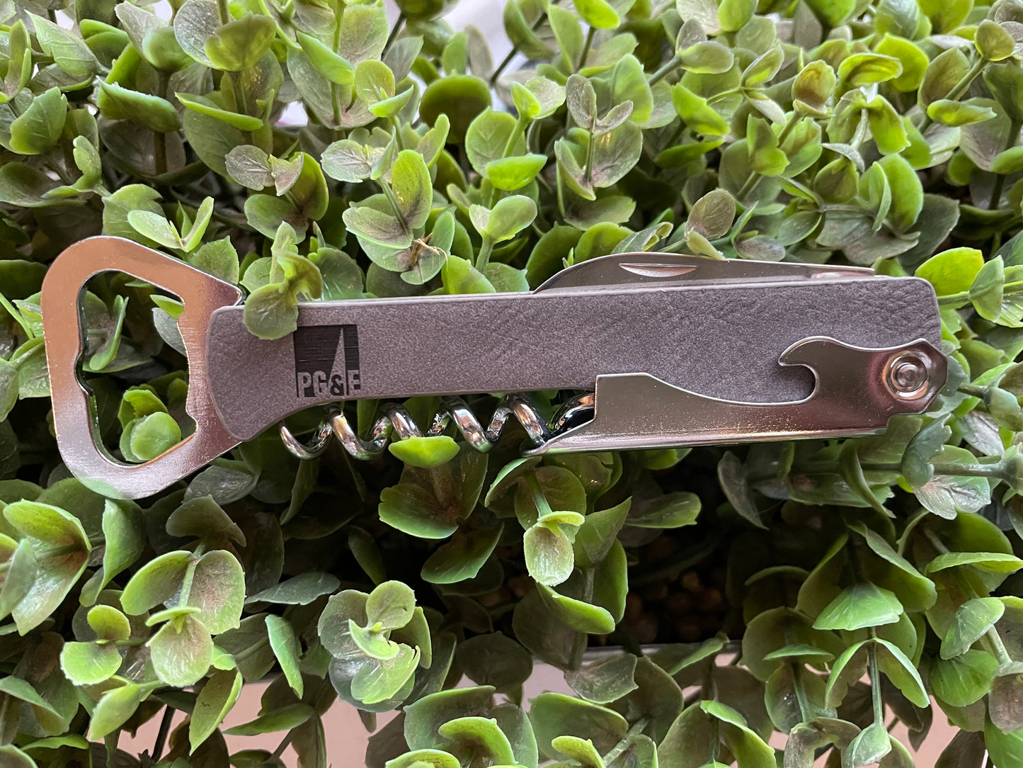 Bottle Opener with Wine Cork Screw