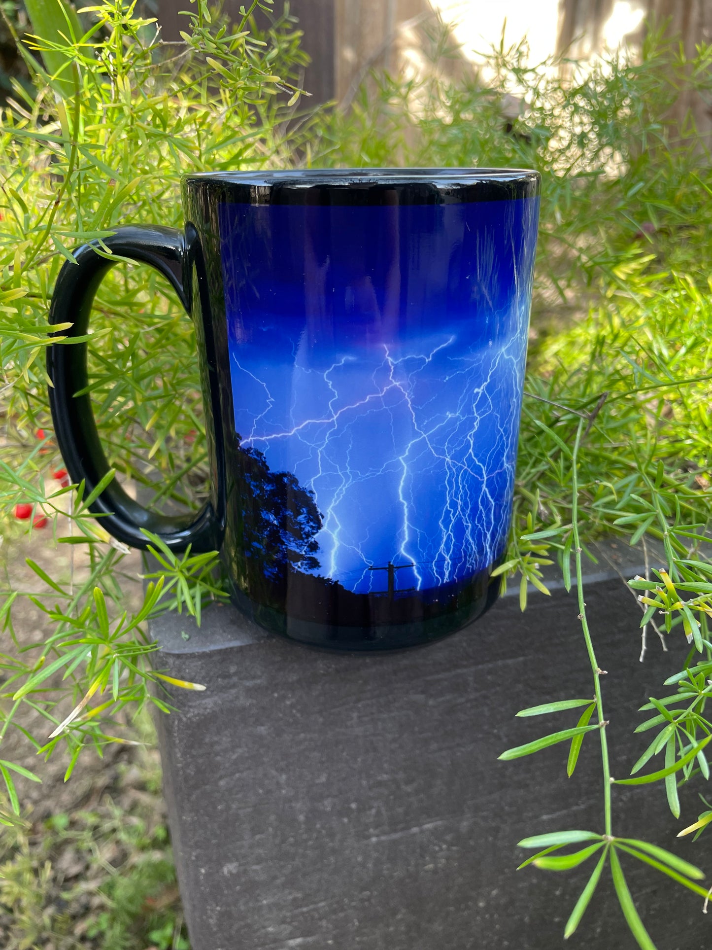 Black Lightning Mug