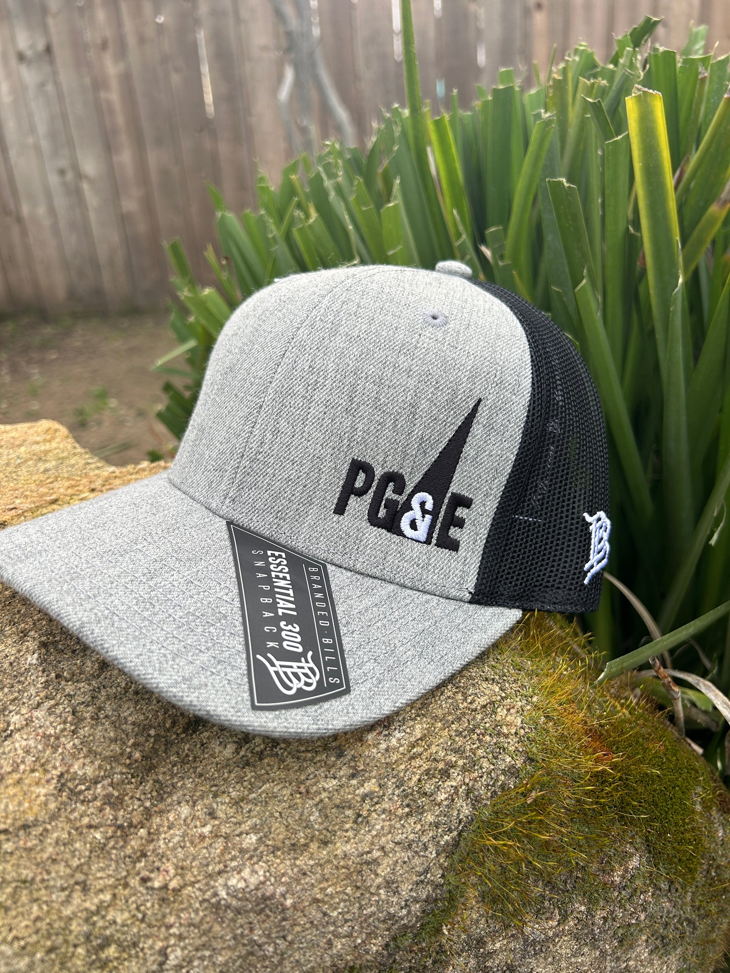 Branded Bill 300 Trucker Curved Bill Triangle Logo
