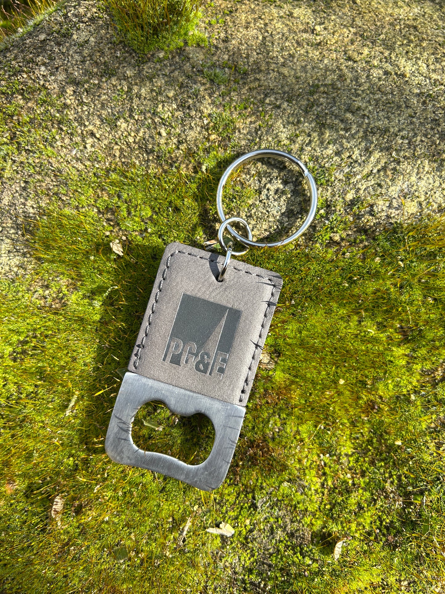 Bottle Opener Keychain Square Bottom