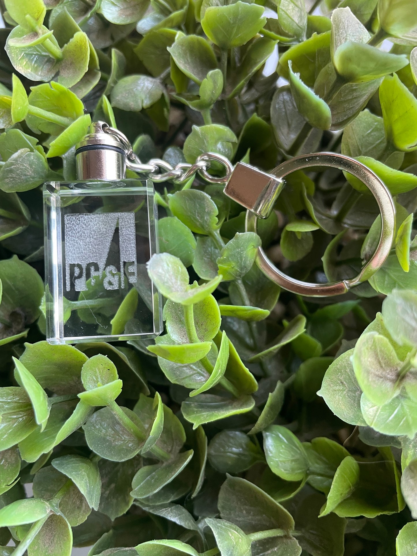 Crystal Light Changing Keychain