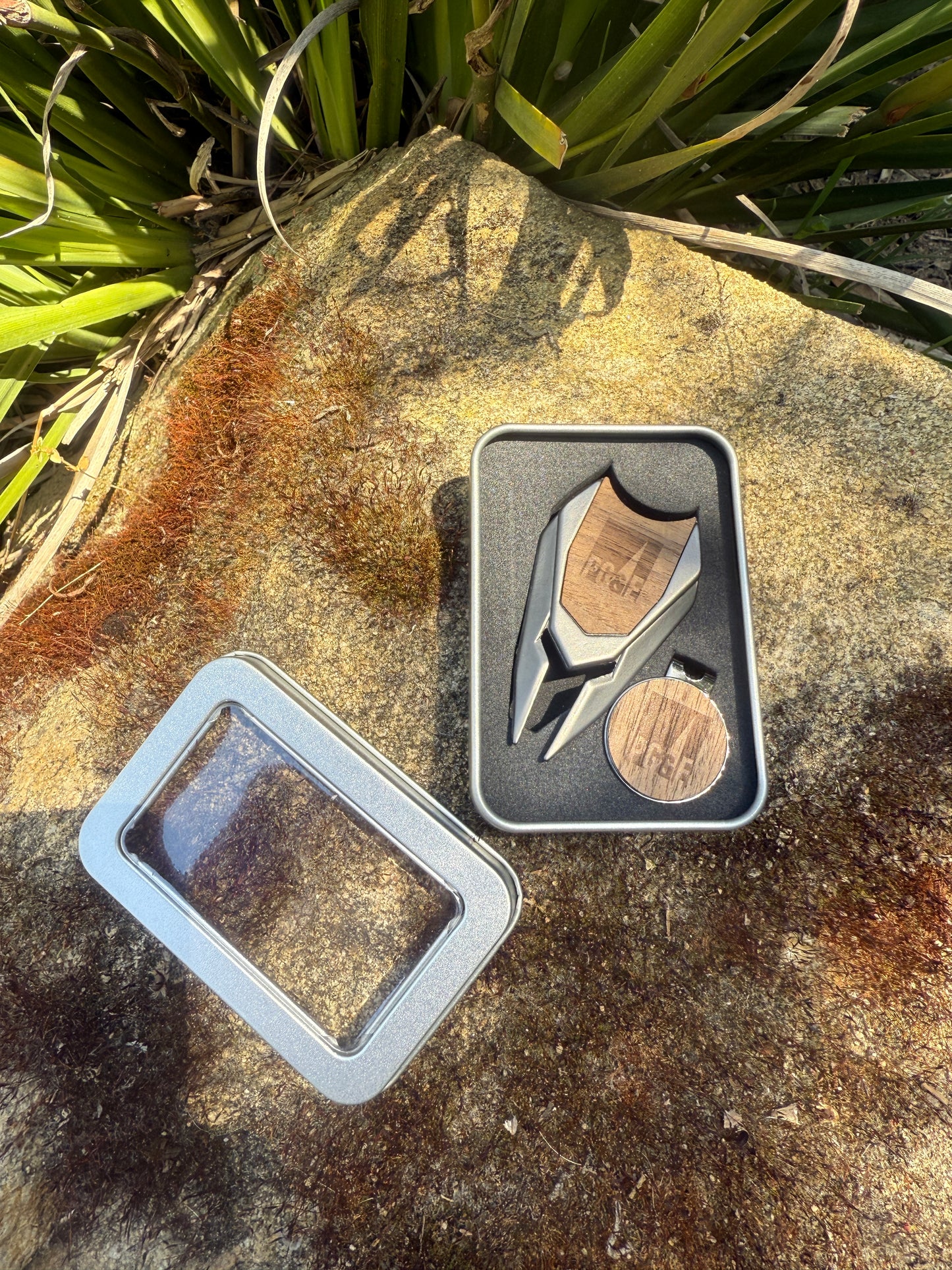 Golf Divot with Ball Marker