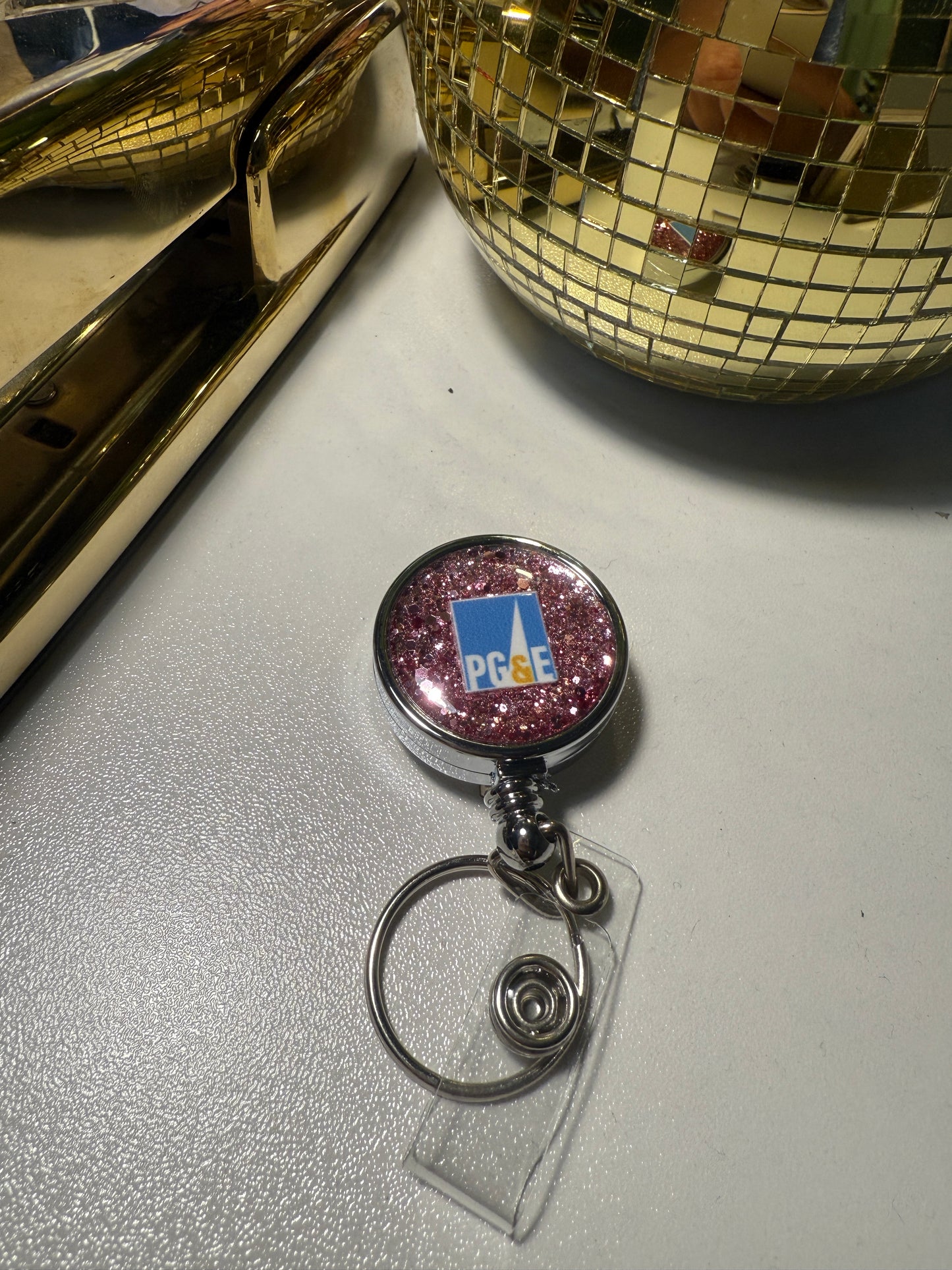 Glitter Badge Reels