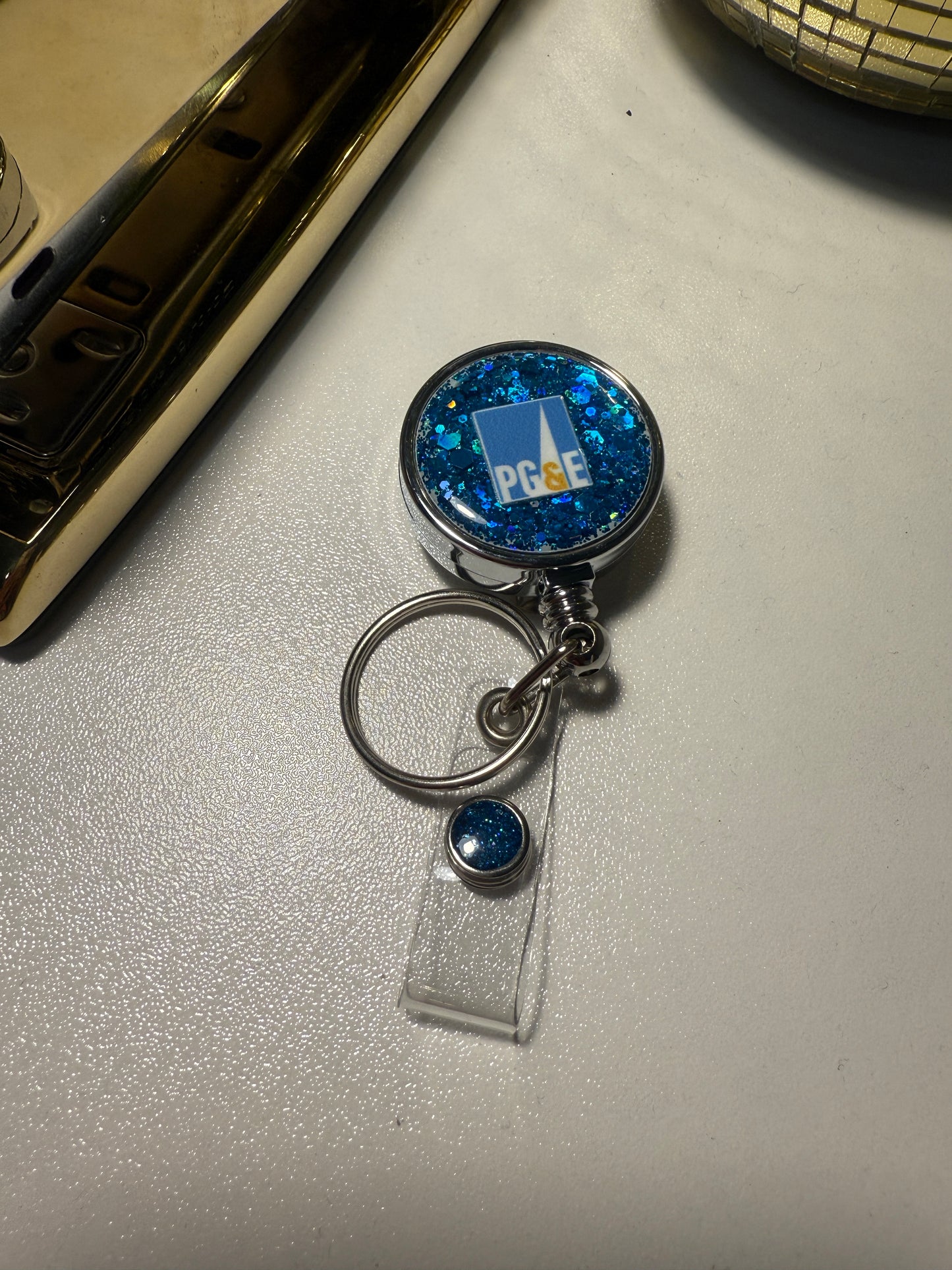 Glitter Badge Reels
