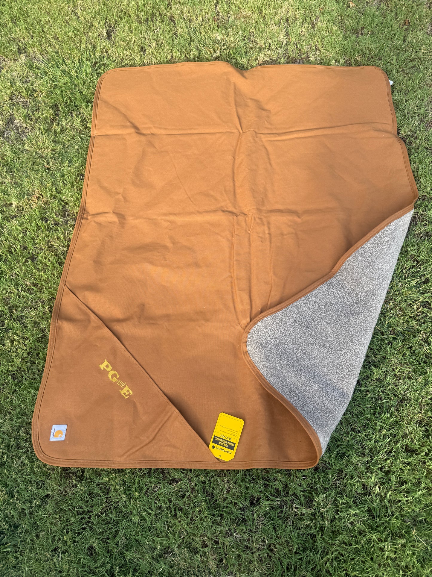 CTP0000502 Carhartt® Firm Duck Sherpa-Lined Blanket