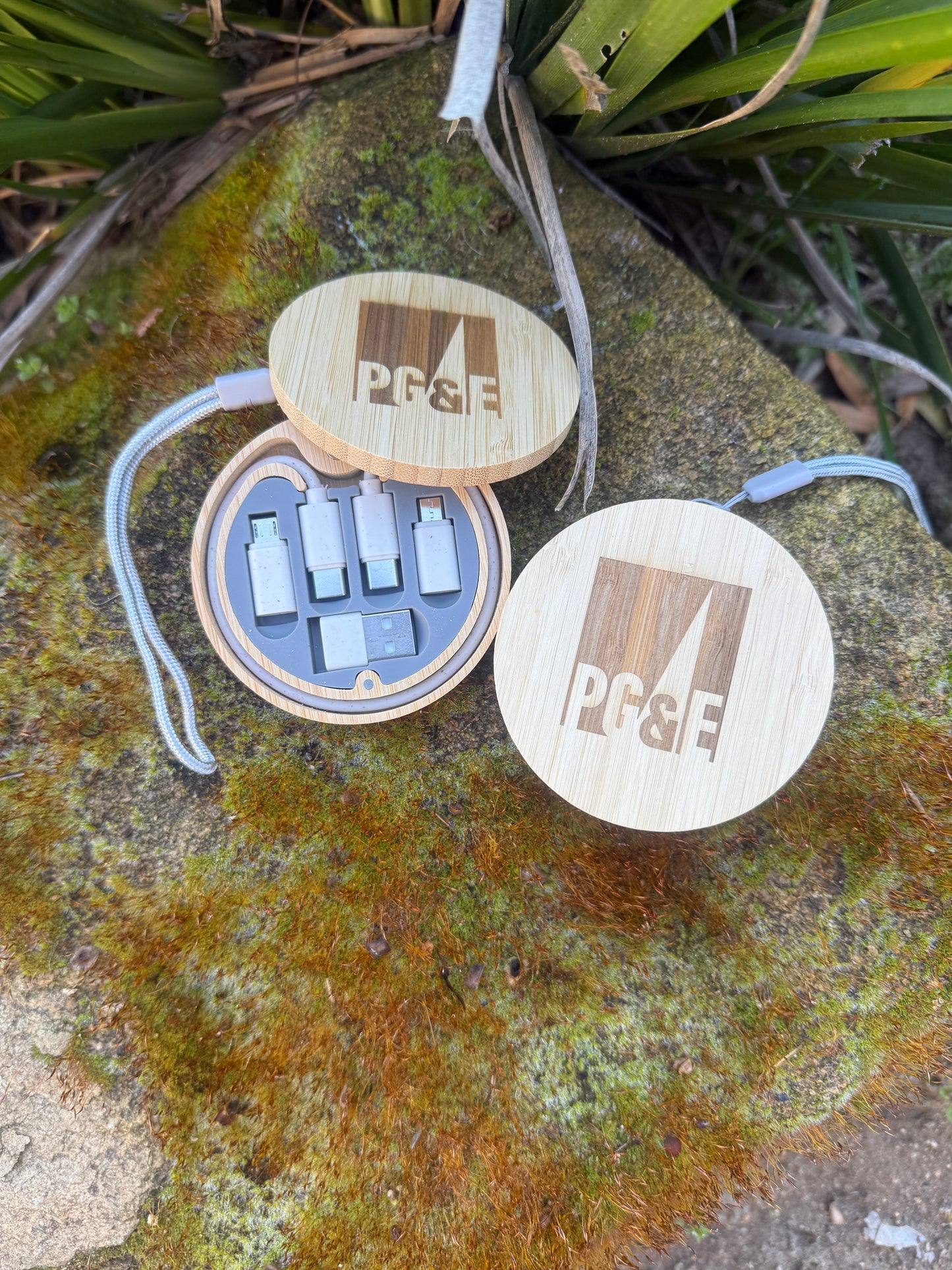 Bamboo USB Charging Adapters