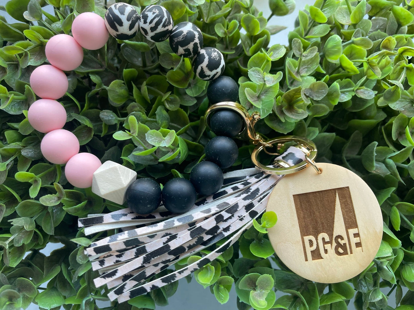 Bead Wrist Keychain