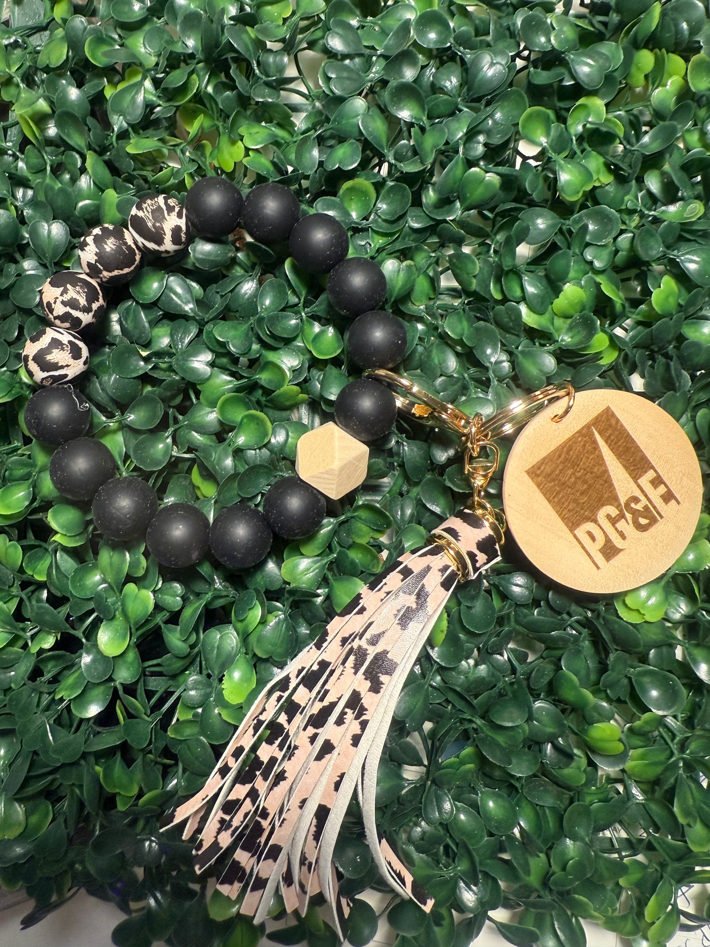 Bead Wrist Keychain