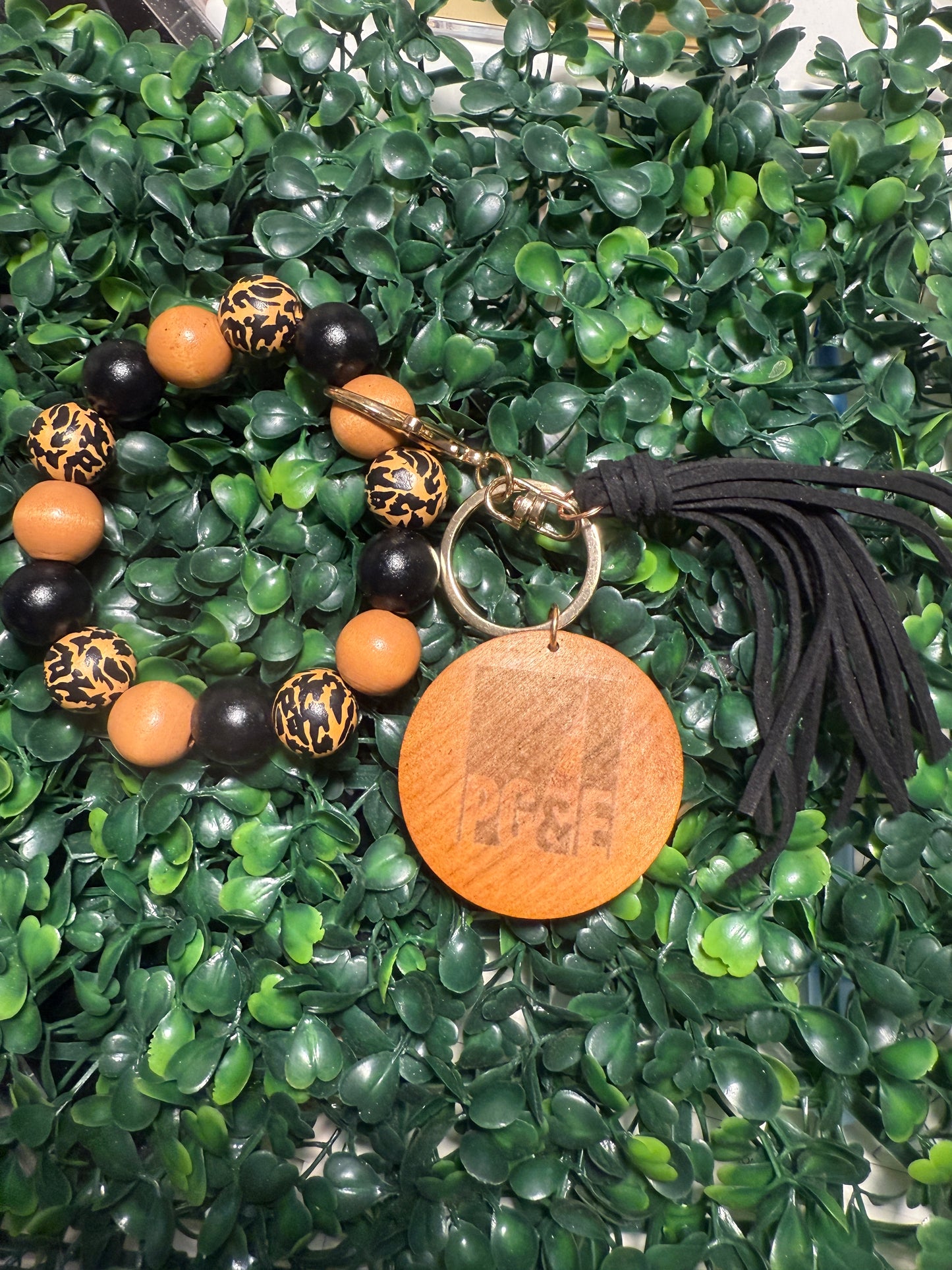 Bead Wrist Keychain