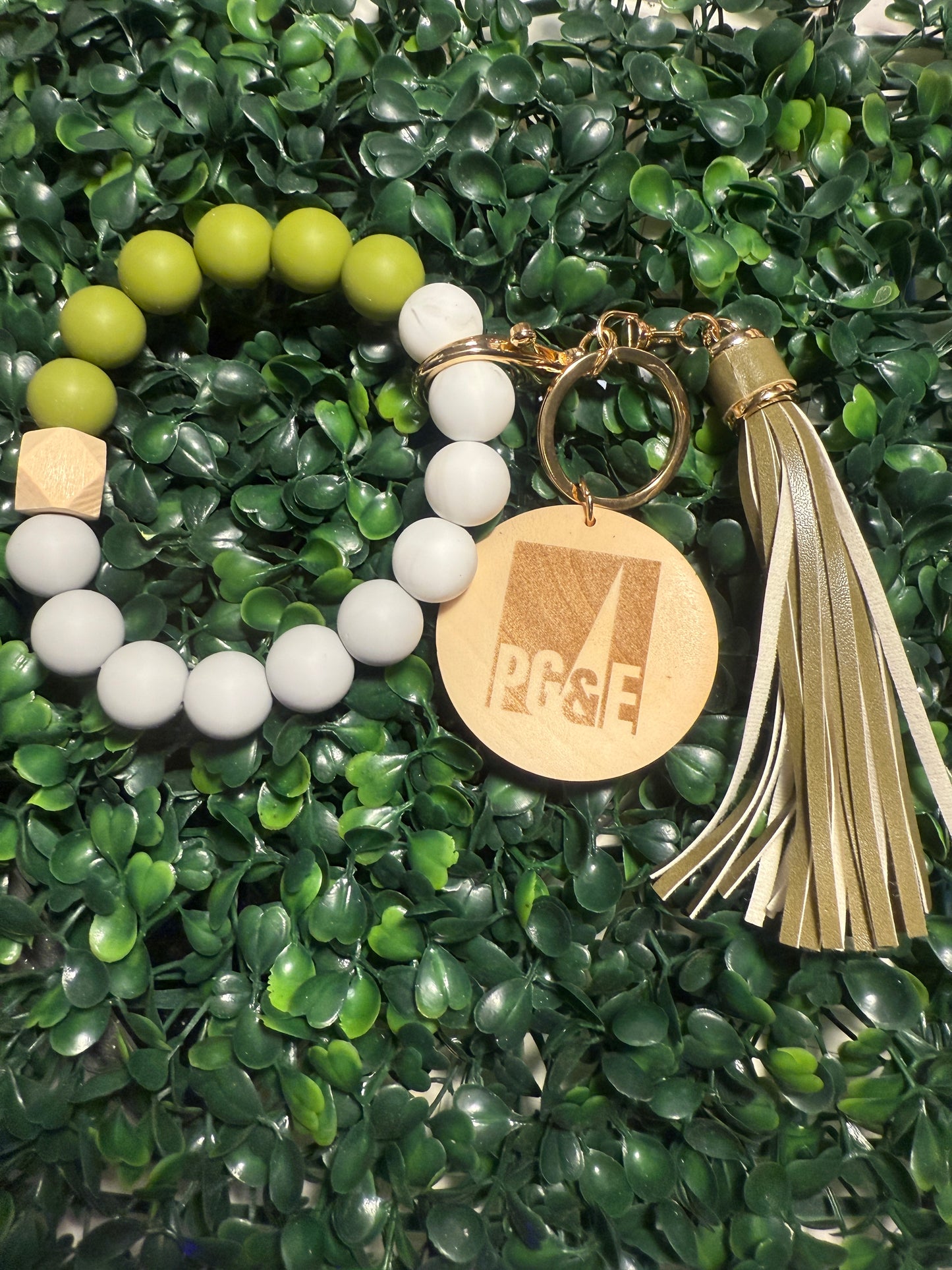 Bead Wrist Keychain