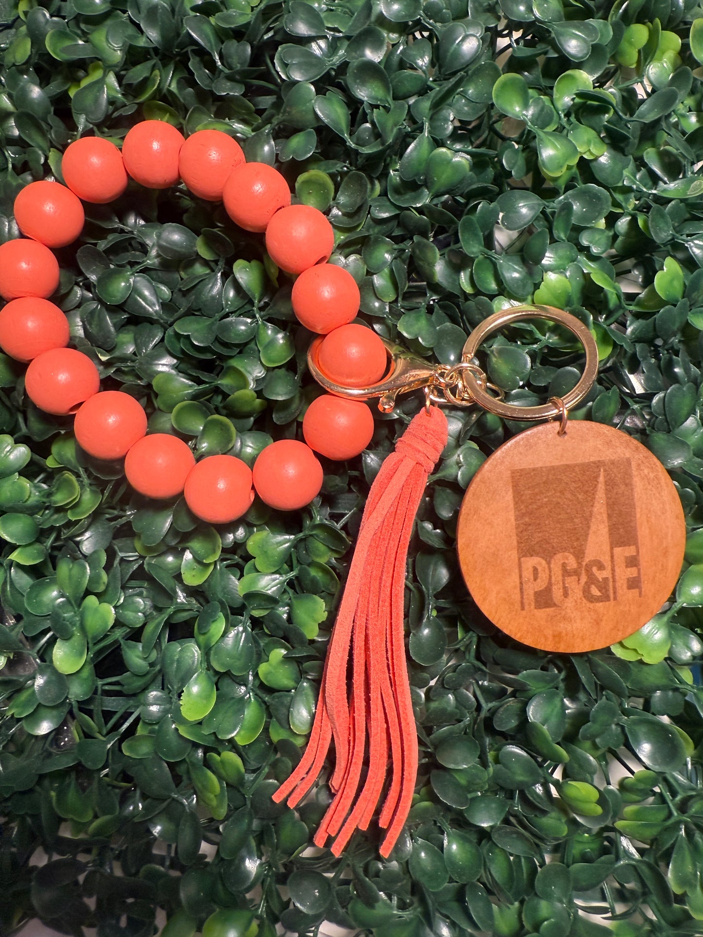 Bead Wrist Keychain
