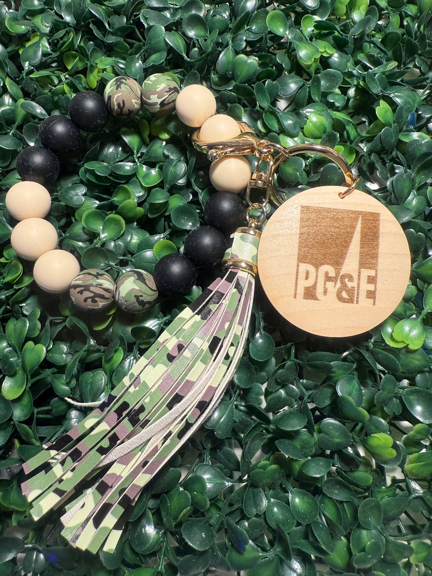 Bead Wrist Keychain