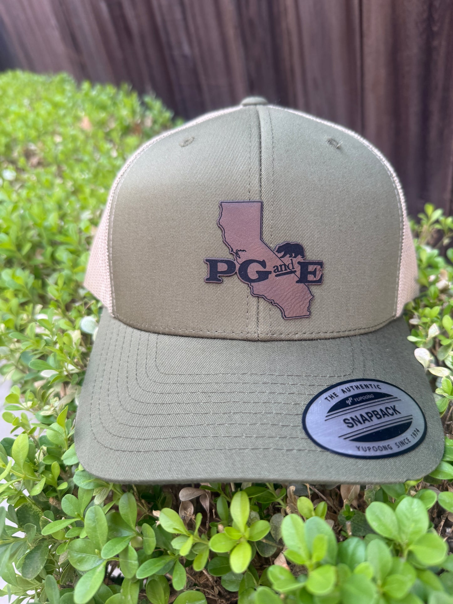 Yupoong Cali Bear Logo