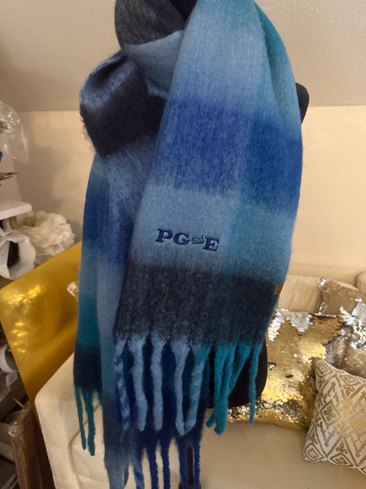 Multi Color Checkered C.C Scarf
