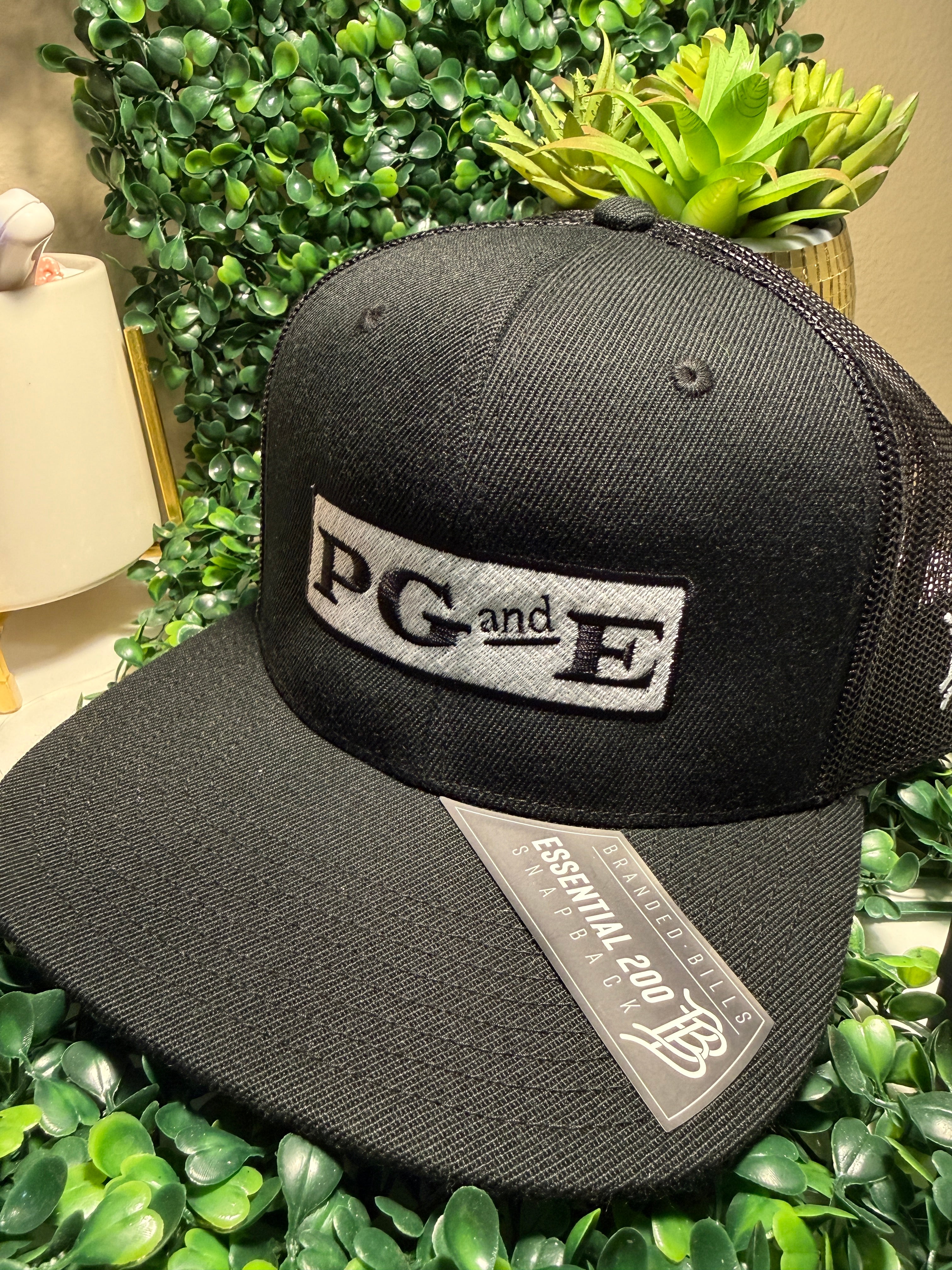 Branded Bill 200 Flat Bill Trucker Backstitch BB – Designs by Us LLC