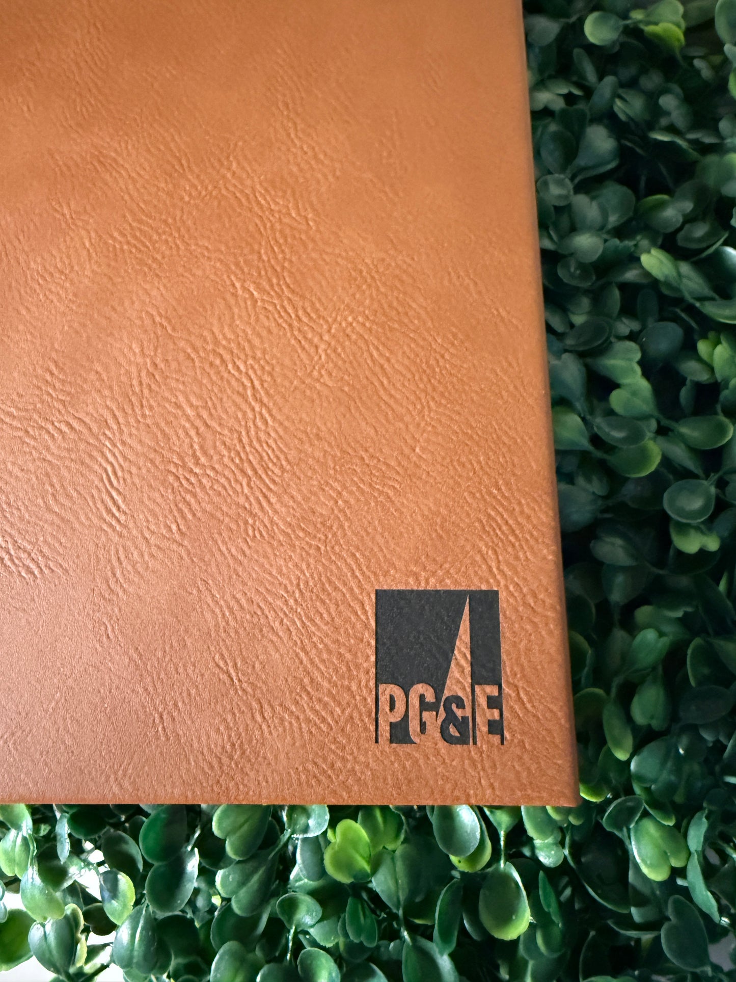 5 1/4" x 8 1/4" Leatherette Book Lined Notepad Notebook