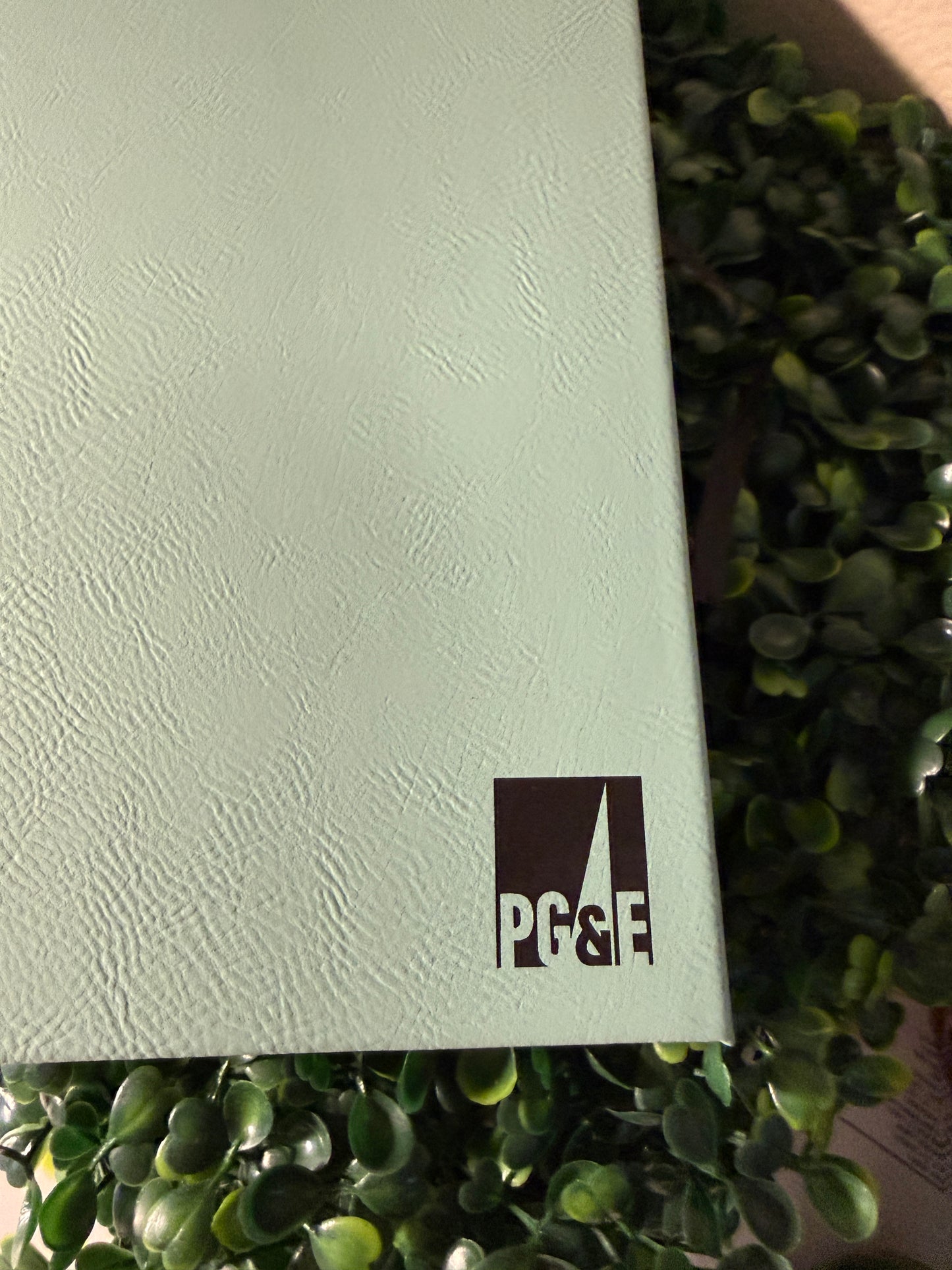 5 1/4" x 8 1/4" Leatherette Book Lined Notepad Notebook