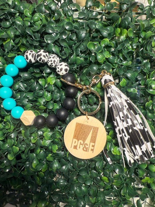 Bead Wrist Keychain