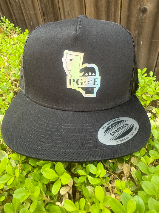 Yupoong Flat Bill Holographic Big Cali Bear