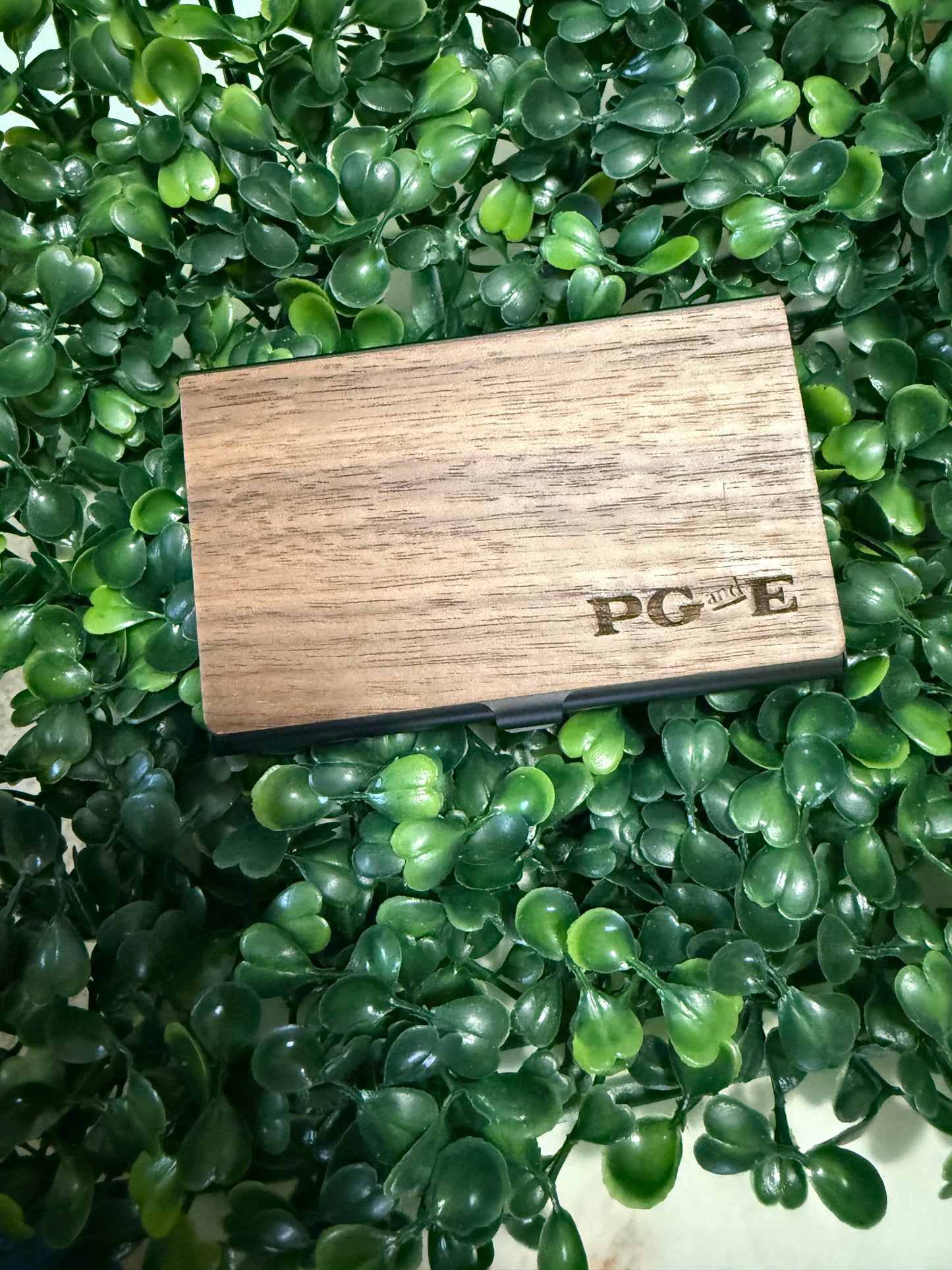 Wood Business Card Holder