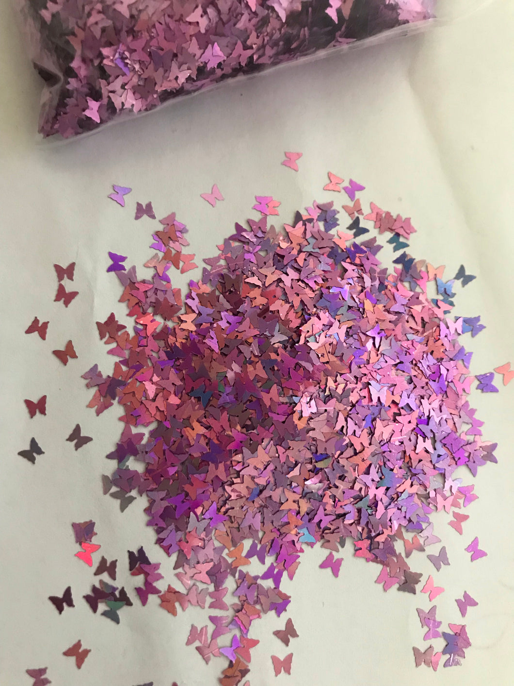 Butterfly Lavender Glitter