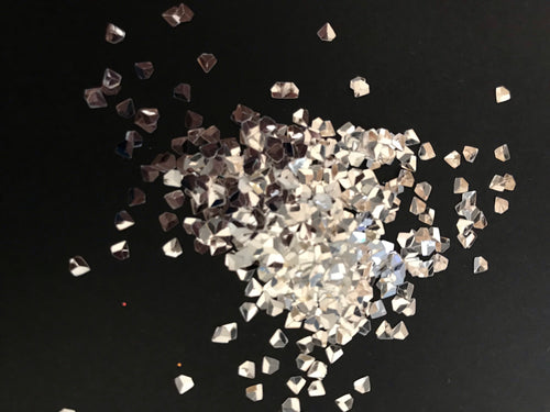 Diamonds Silver White Glitter